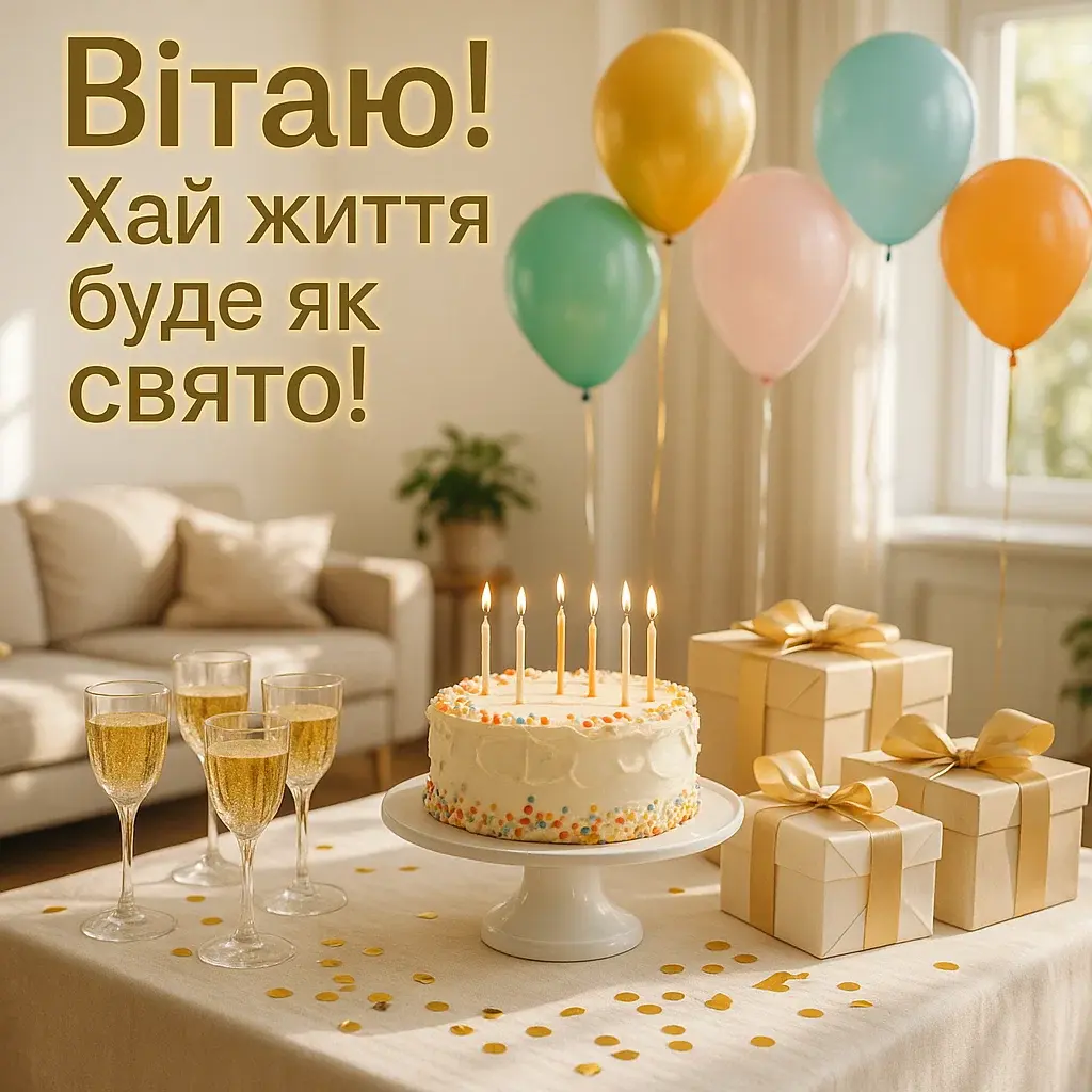 Привітання з днем народження другу
