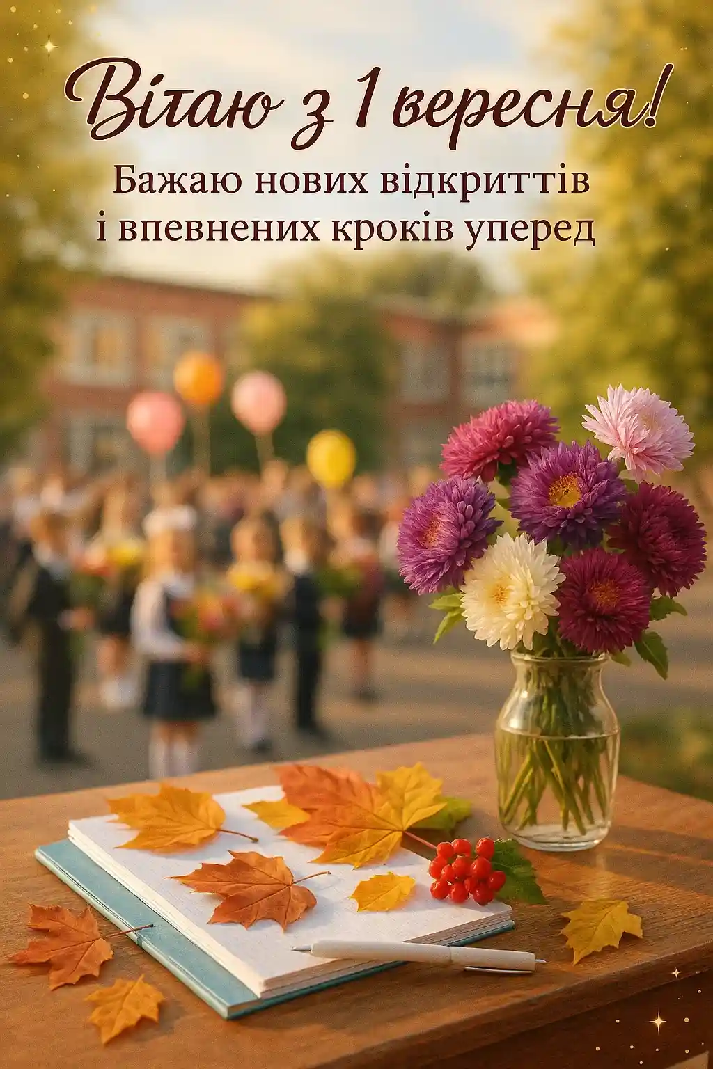 Привітання з 1 вересня своїми словами