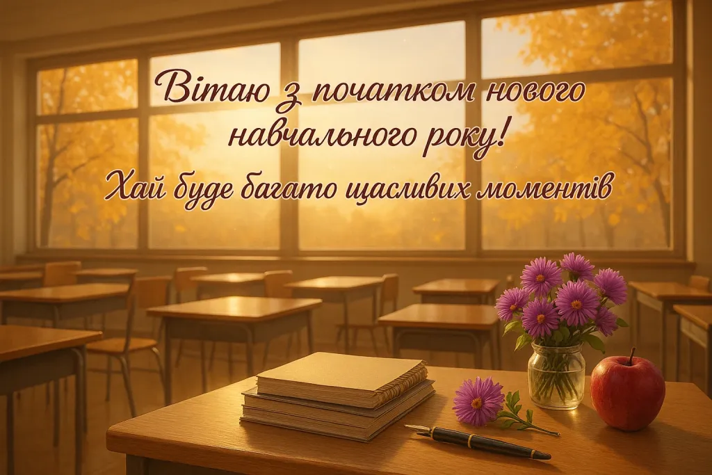 Привітання з 1 вересня своїми словами