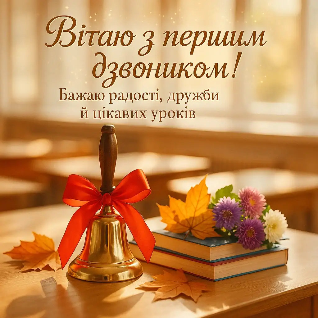 Привітання з 1 вересня своїми словами