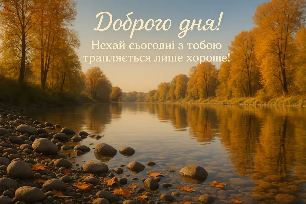 Привітання з добрим ранком та гарним днем