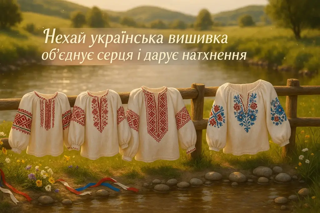Привітання з днем вишиванки