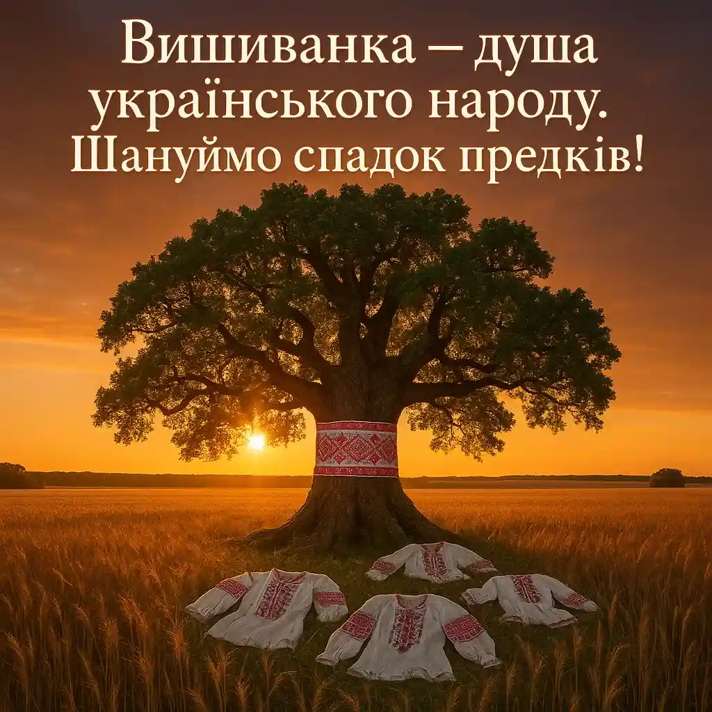 Привітання з днем вишиванки