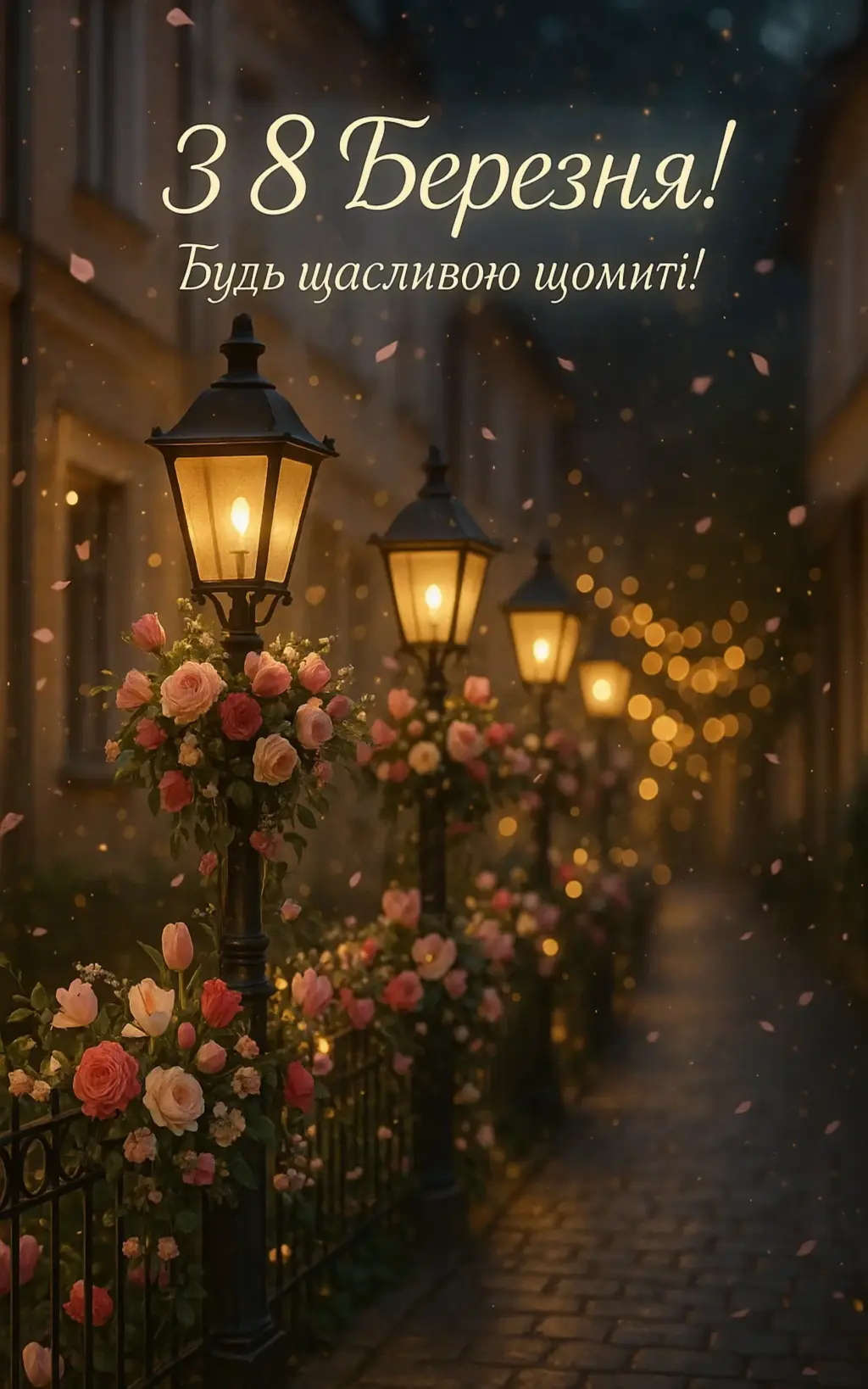 Привітання з днем 8 березня