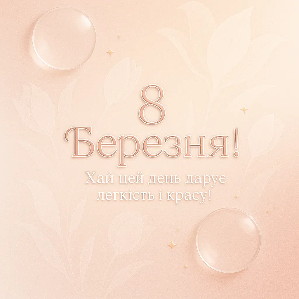 Привітання з днем 8 березня