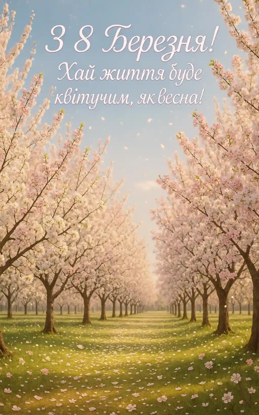 Привітання з днем 8 березня