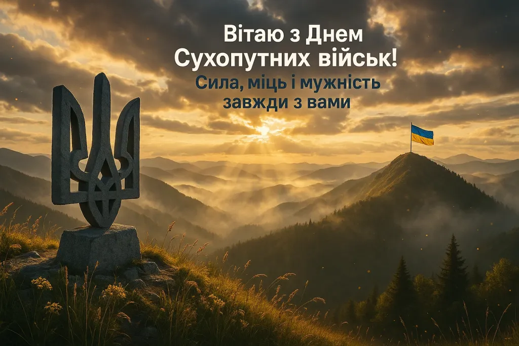 Привітання з Днем сухопутних військ України