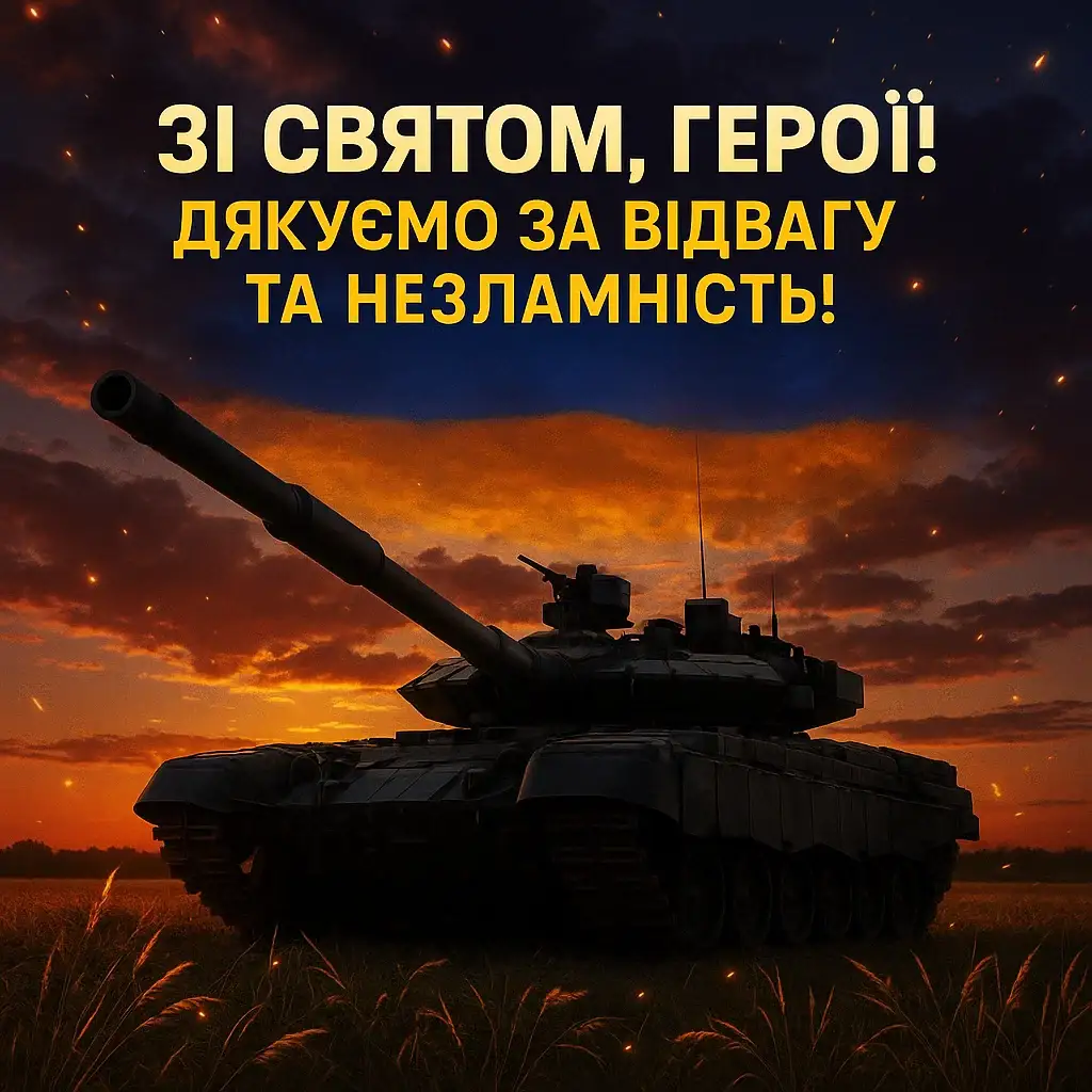 Привітання з Днем сухопутних військ України