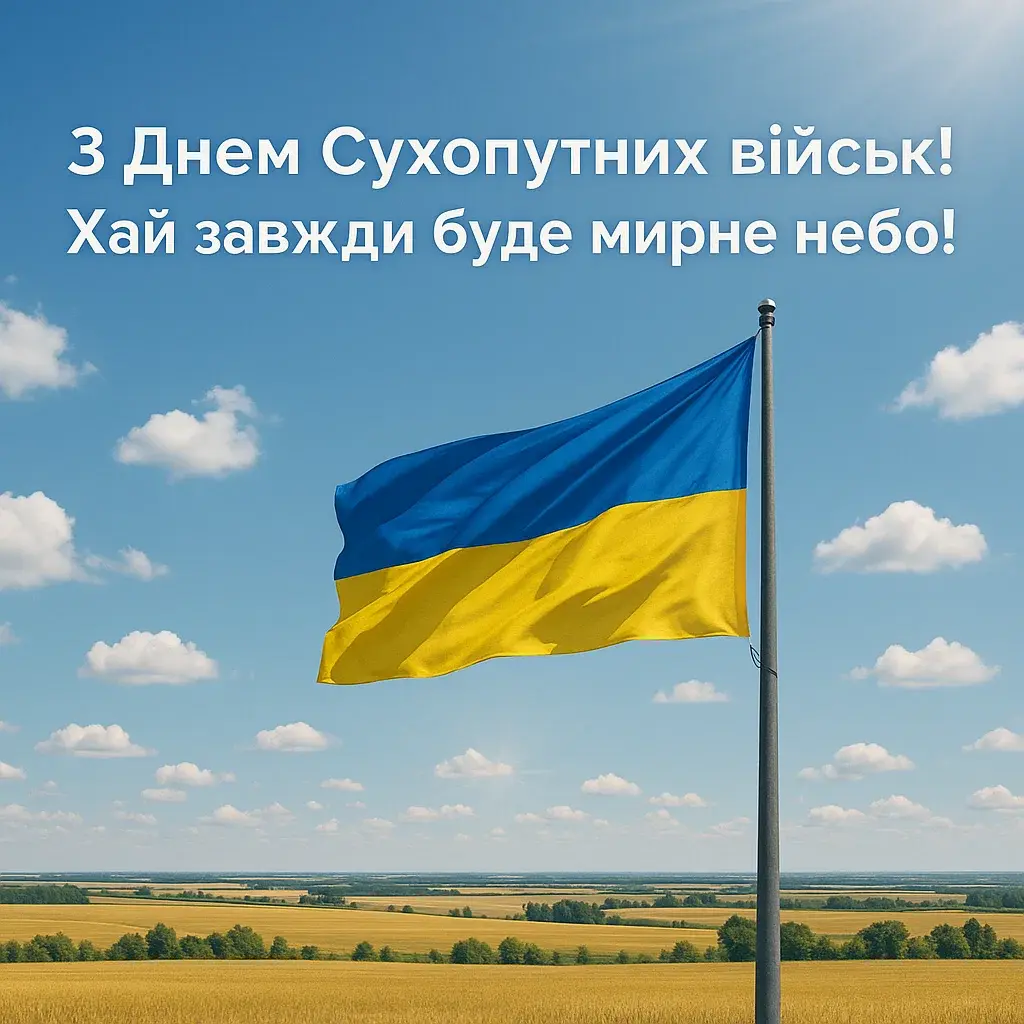 Привітання з Днем сухопутних військ України