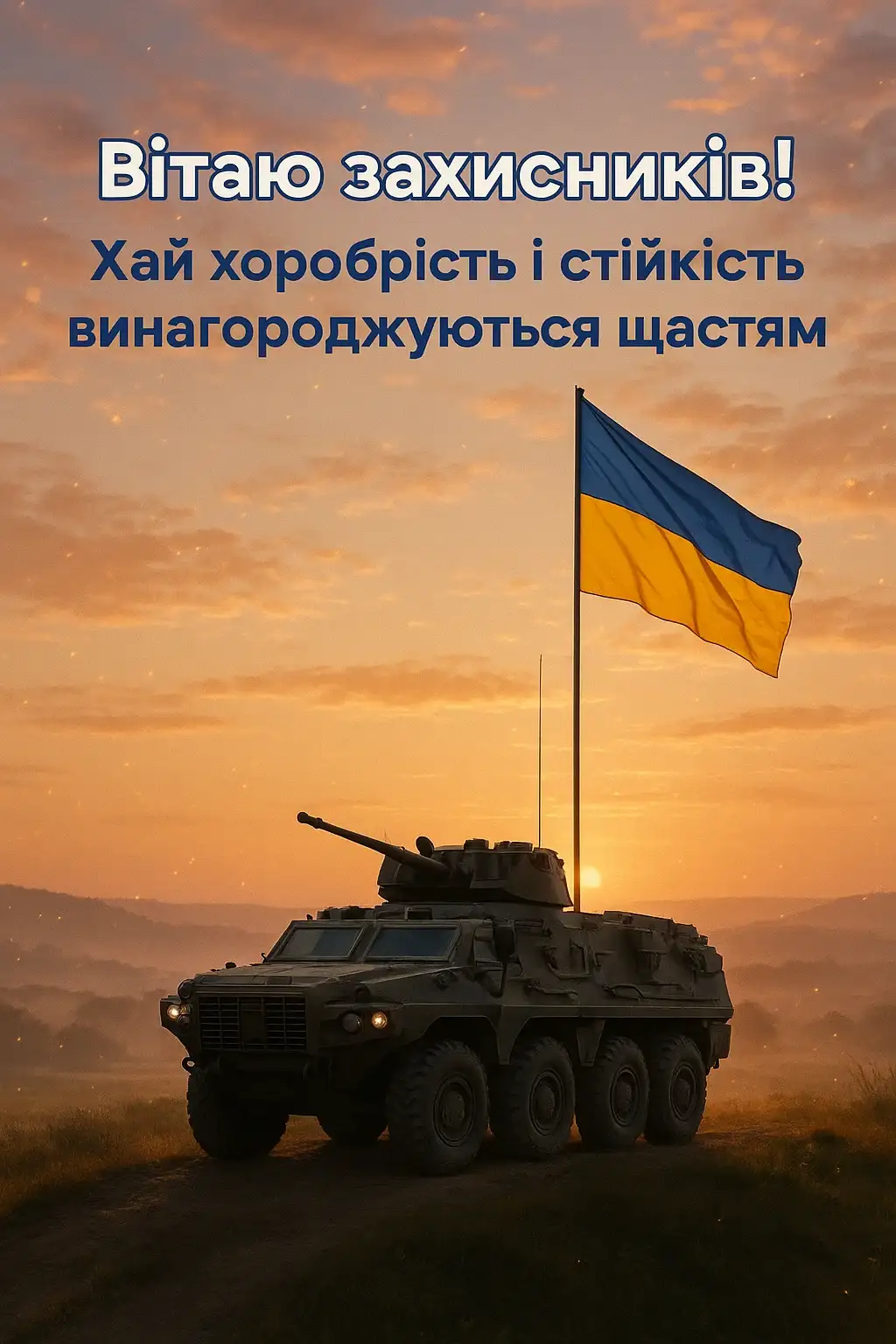 Привітання з Днем сухопутних військ України