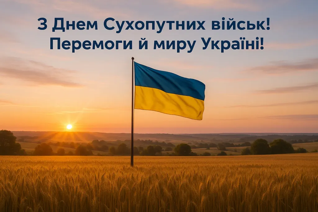 Привітання з Днем сухопутних військ України
