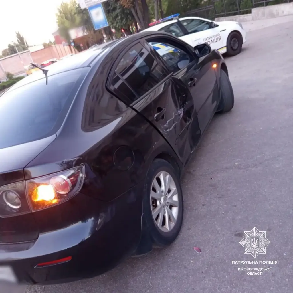У Кропивницькому сталася ДТП за участю легковика та мотоцикла