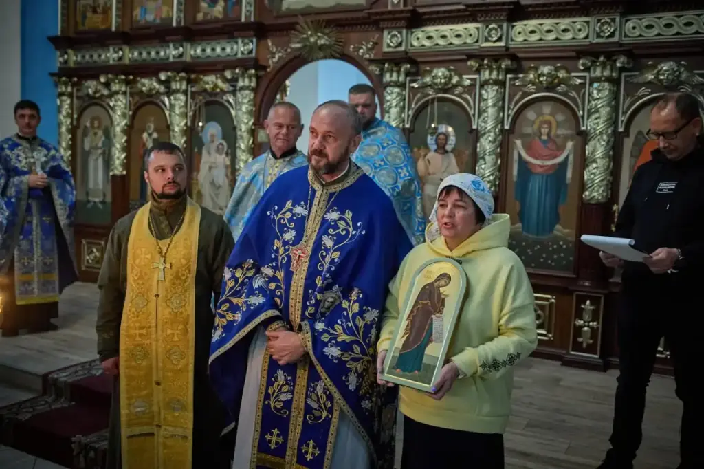 У Кропивницькому Гарнізонний храм отримав ікону “Сину мій”