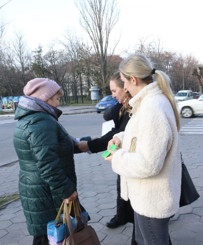Світловодськ нагадав містянам про силу голосу проти насильства