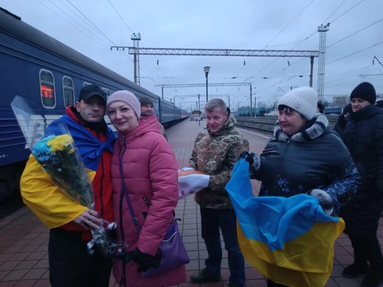 Знам’янська громада привітала свого Захисника, звільненого з полону