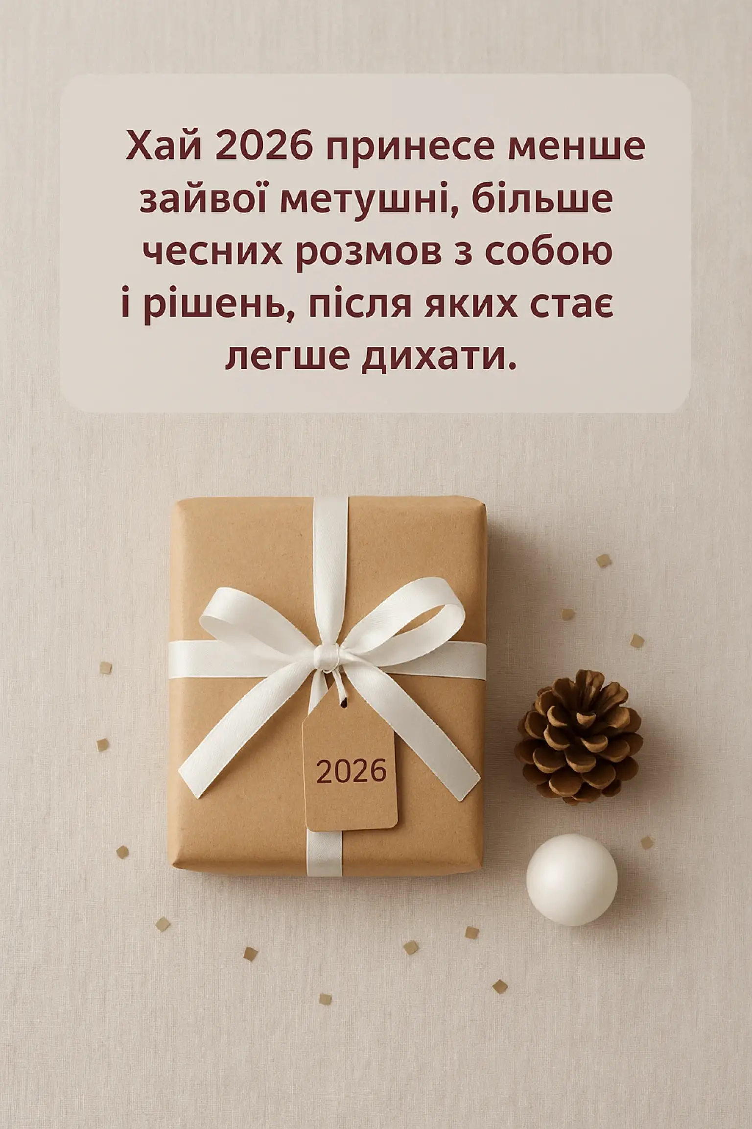 Короткі привітання з Новим роком 2026