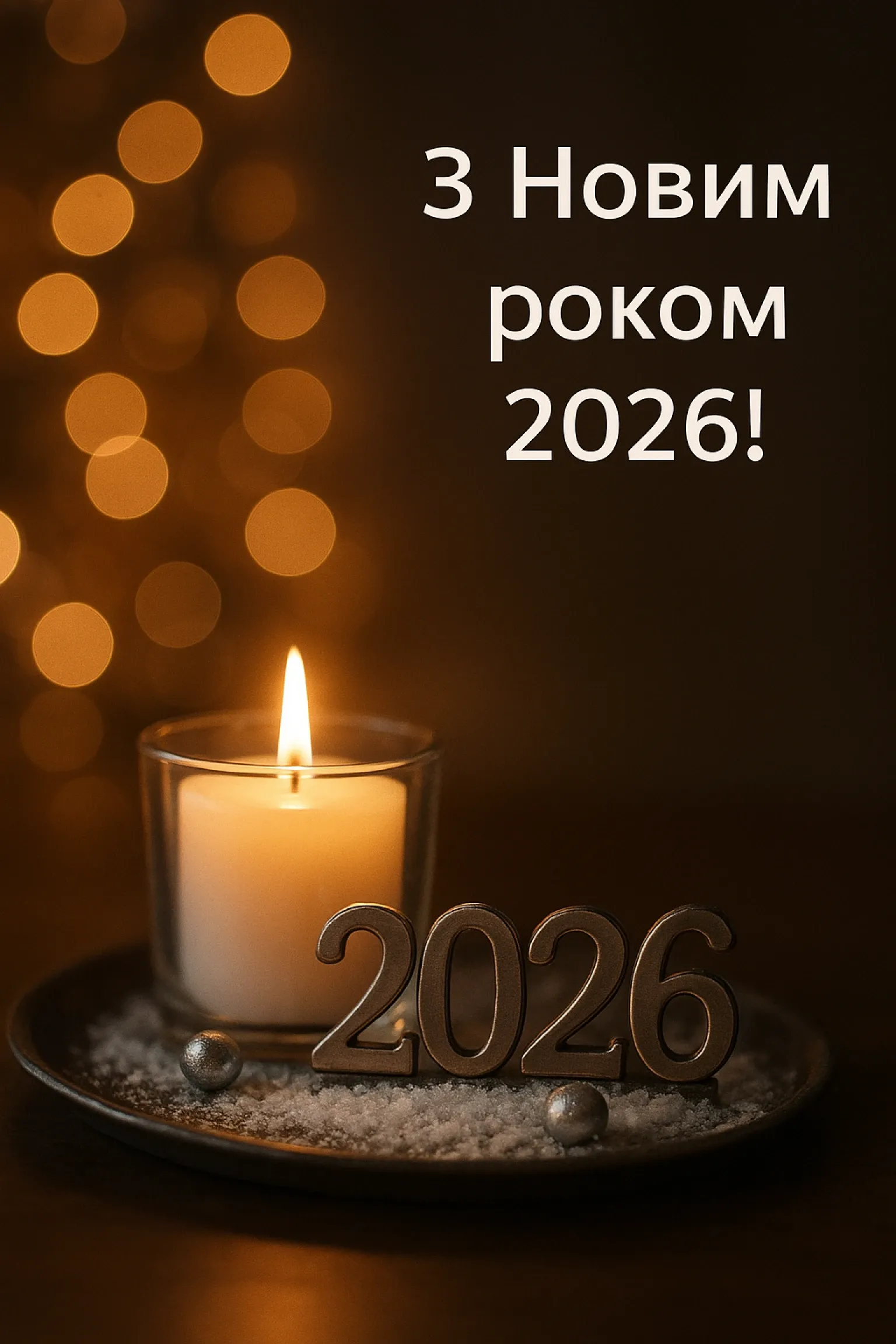 Короткі привітання з Новим роком 2026