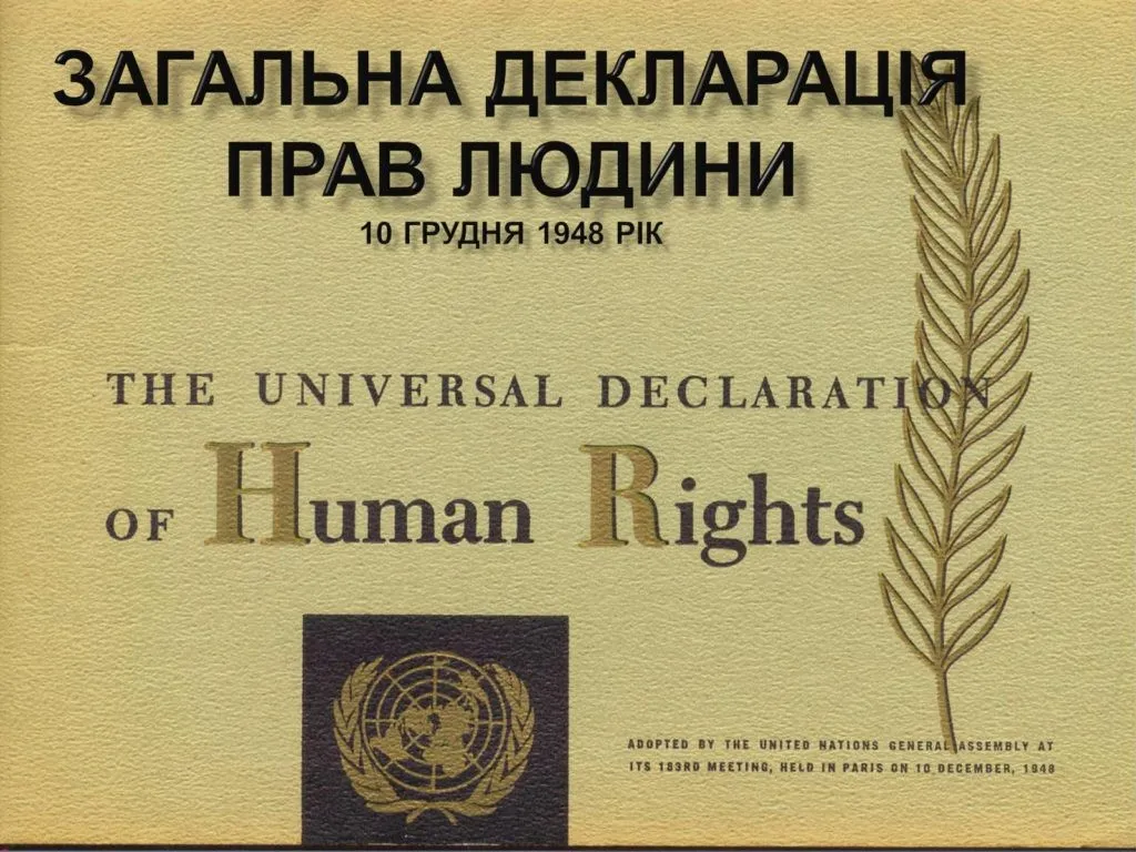 Прийняття Загальної декларації прав людини та її значення