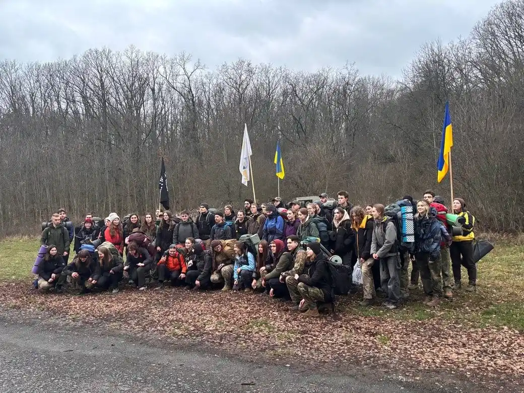 45 км за три дні: на Чигиринщині стартував зимовий похід шляхами героїв Холодного Яру