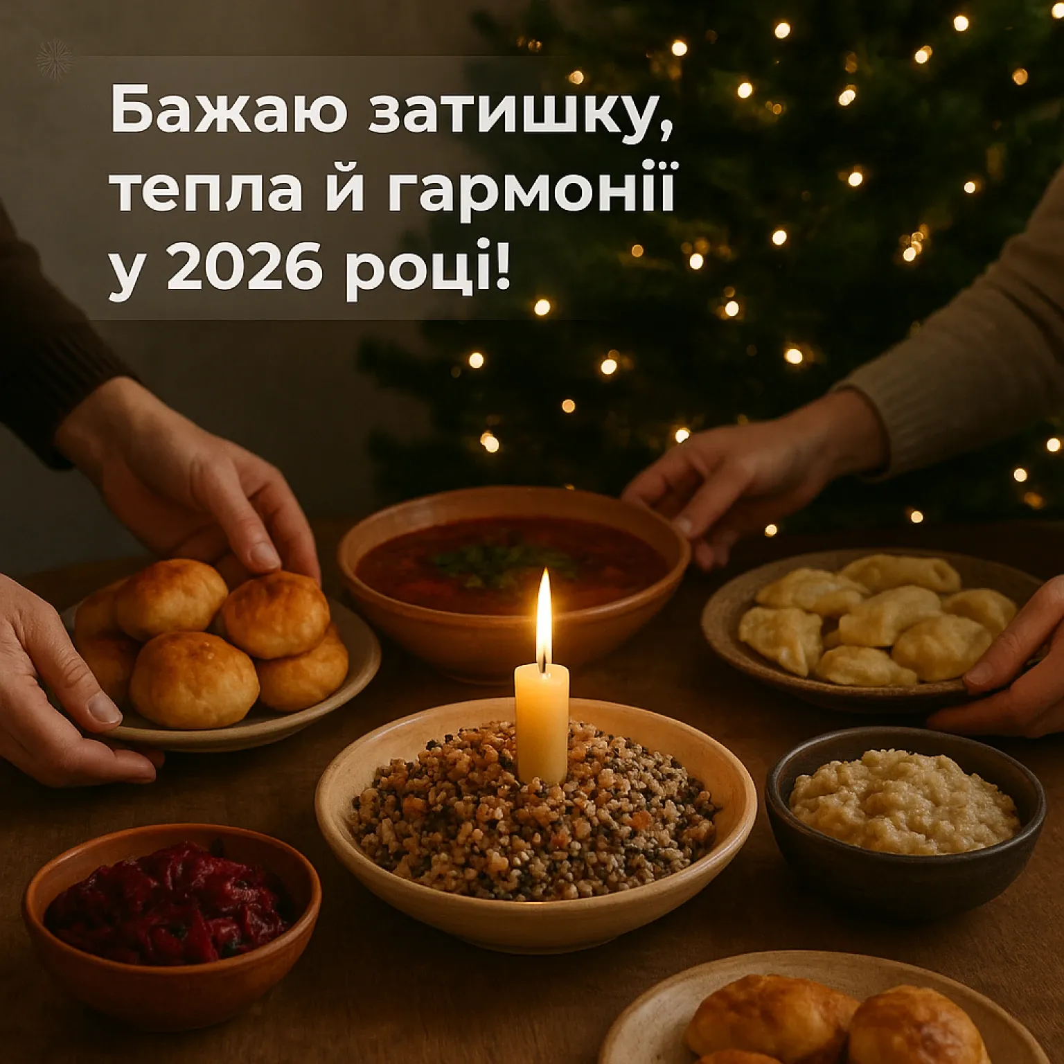 Привітання з прийдешнім новим роком 2026