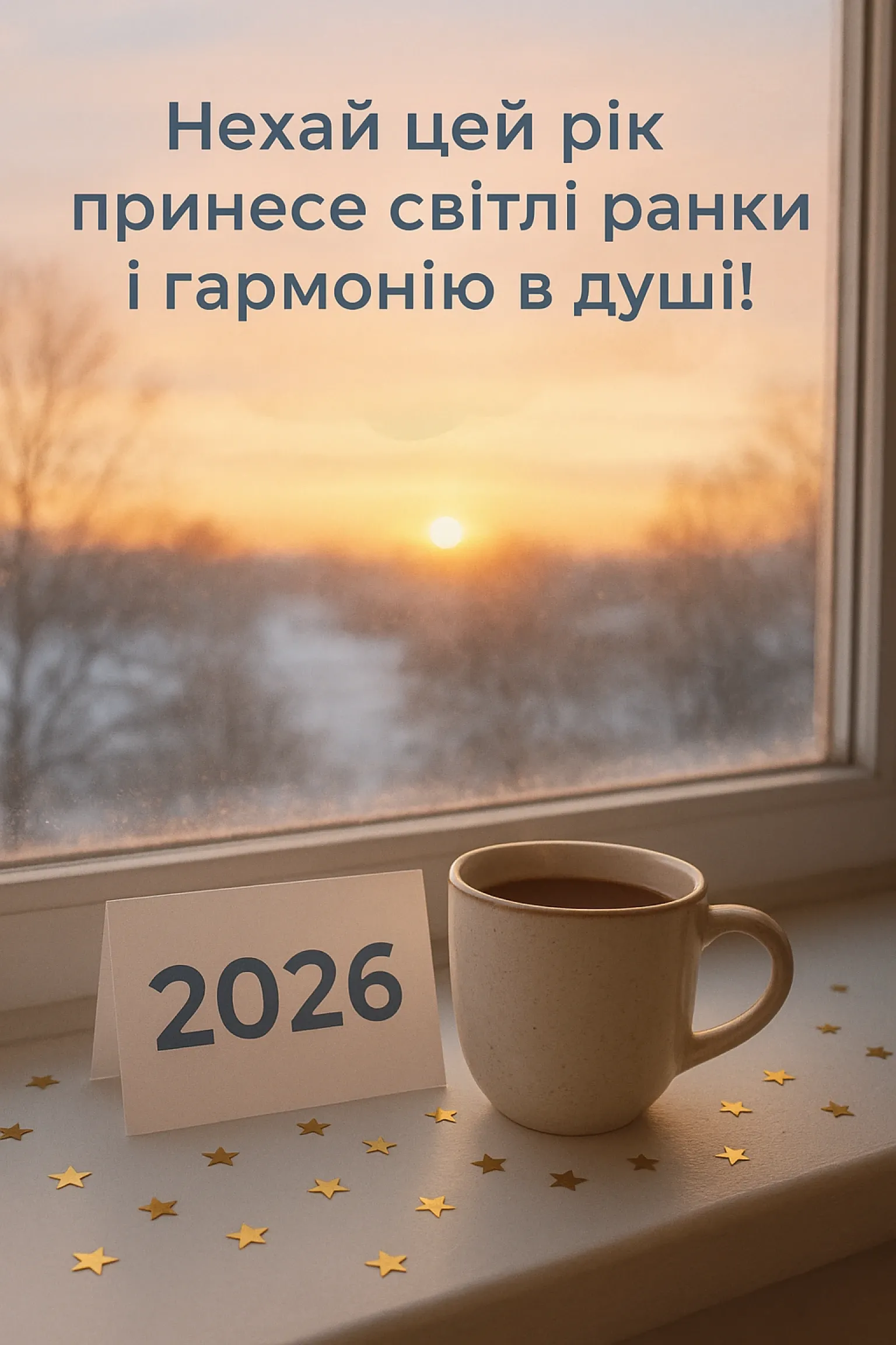 Привітання з прийдешнім новим роком 2026