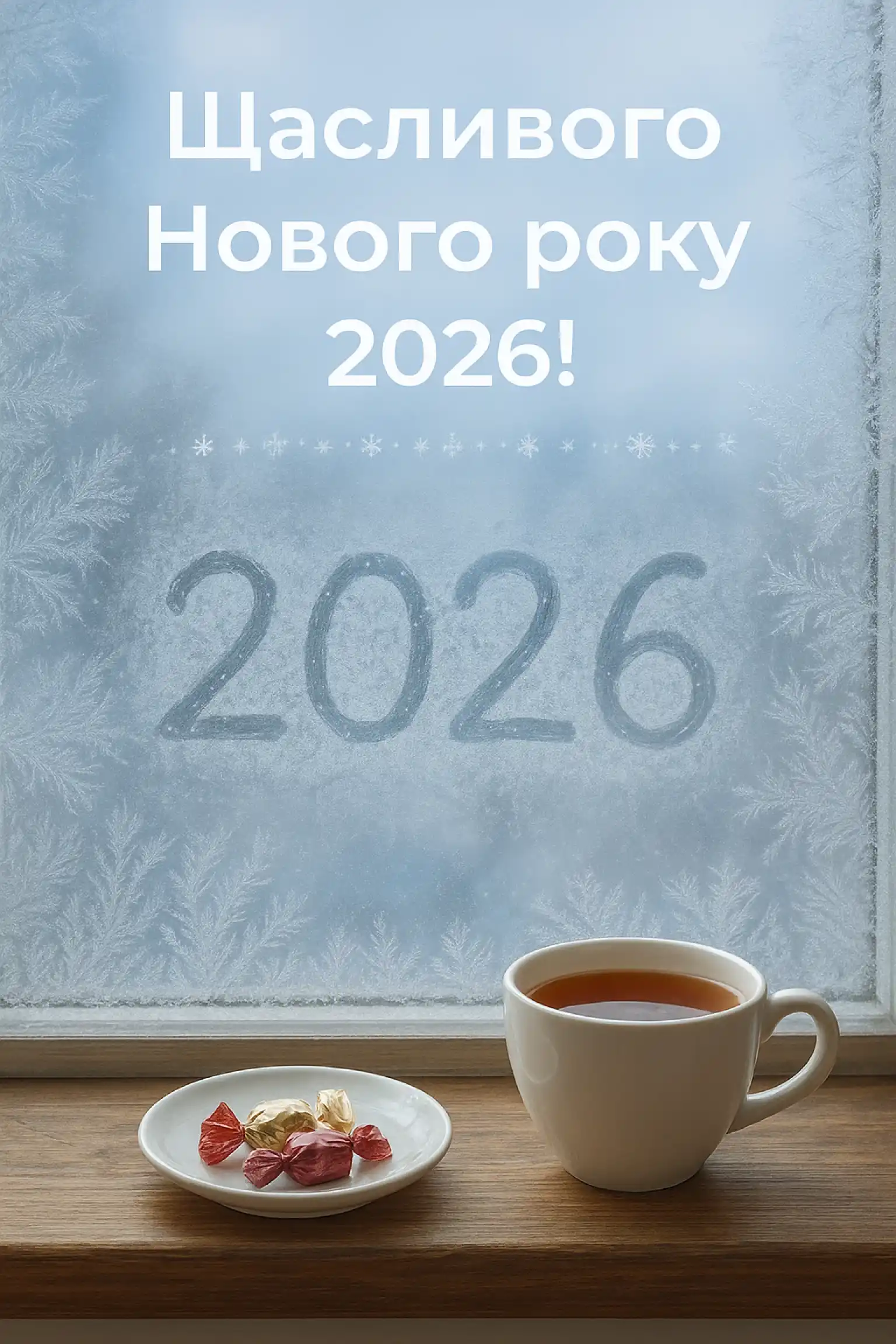 Привітання з прийдешнім новим роком 2026