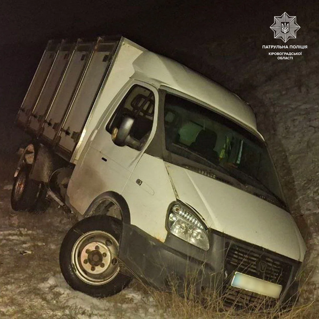 У Кропивницькому районі водій злетів з дороги: обійшлося без травм