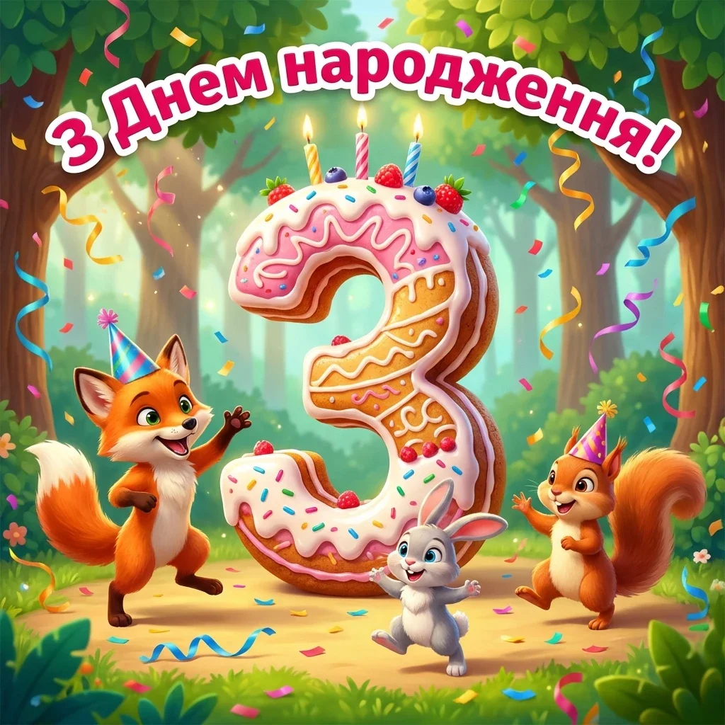 з днем народження онука 3 роки
