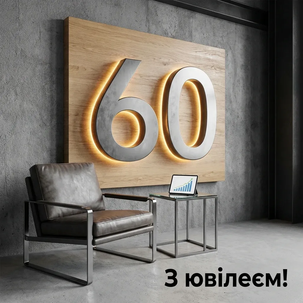 з ювілеєм 60 мужчині