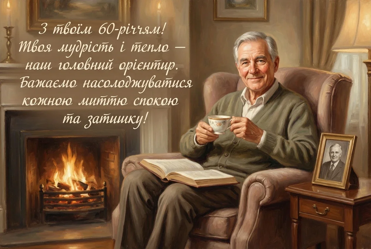 з ювілеєм 60 мужчині