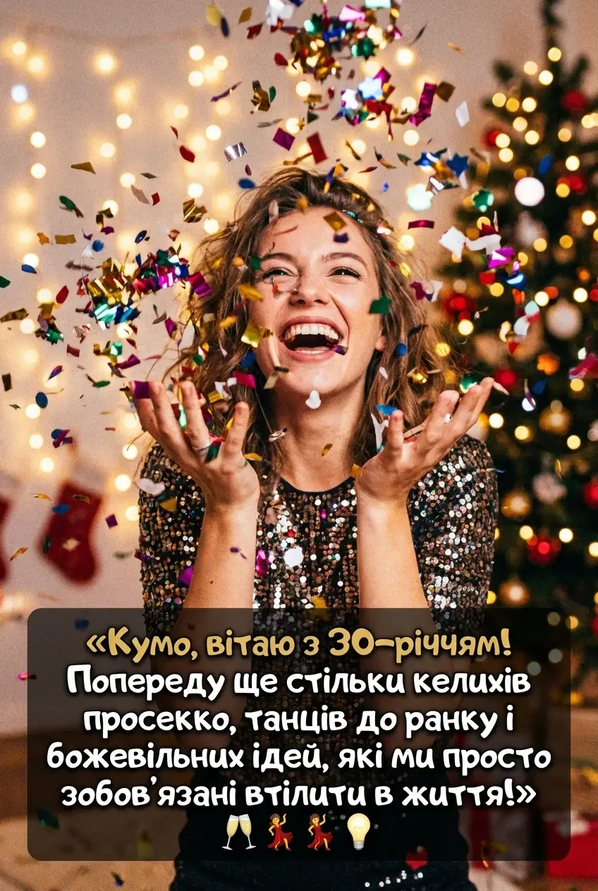 привітання кумі з ювілеєм 30 років