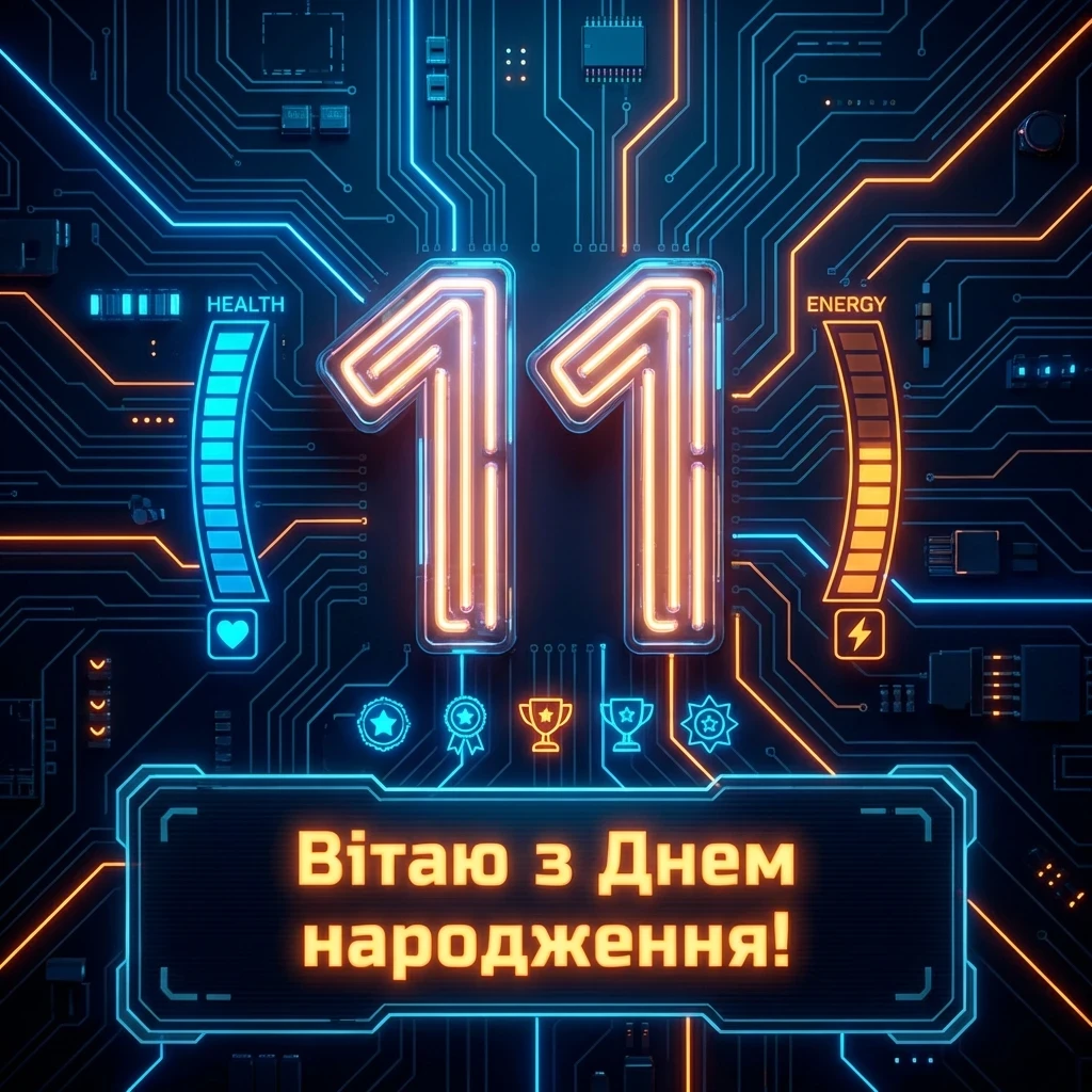 вітання з днем народження для хлопчика 11 років