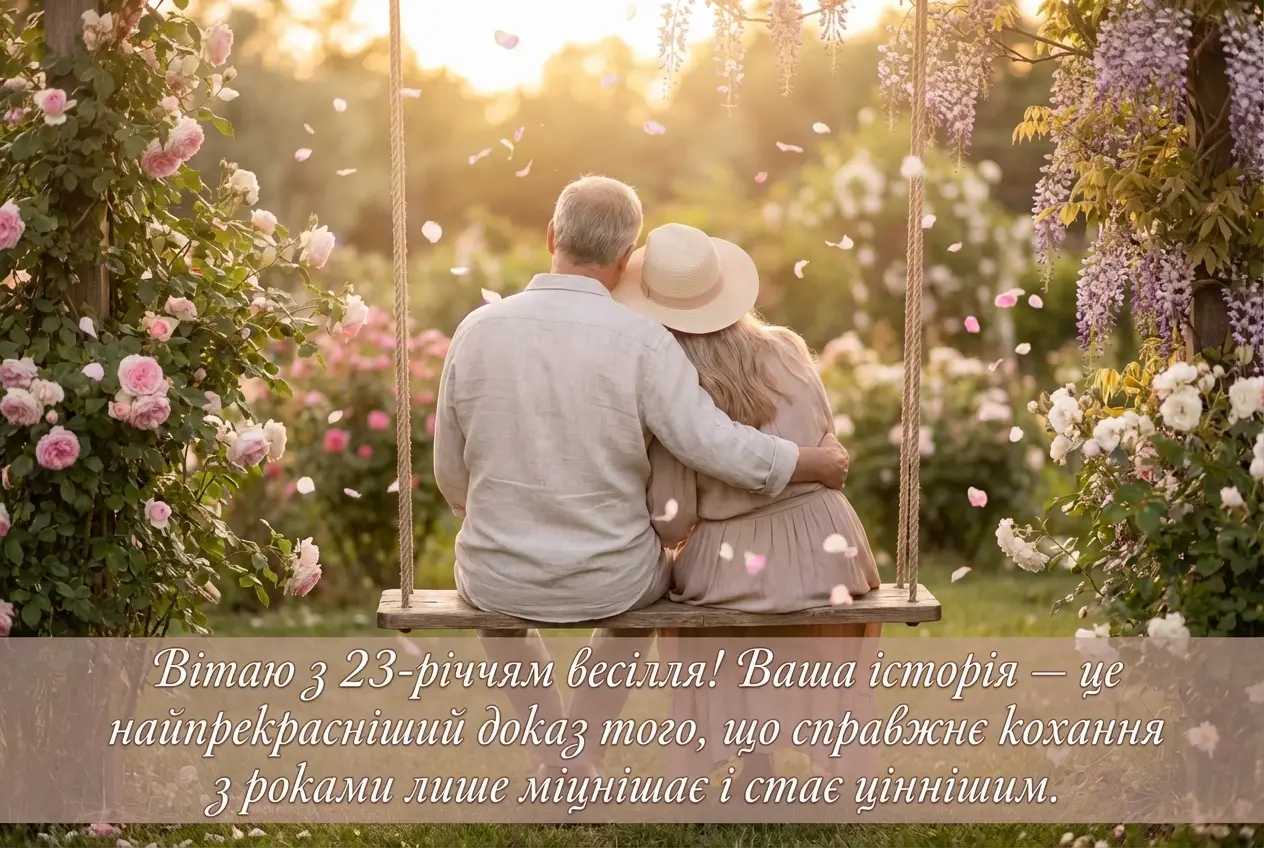 23 роки весілля