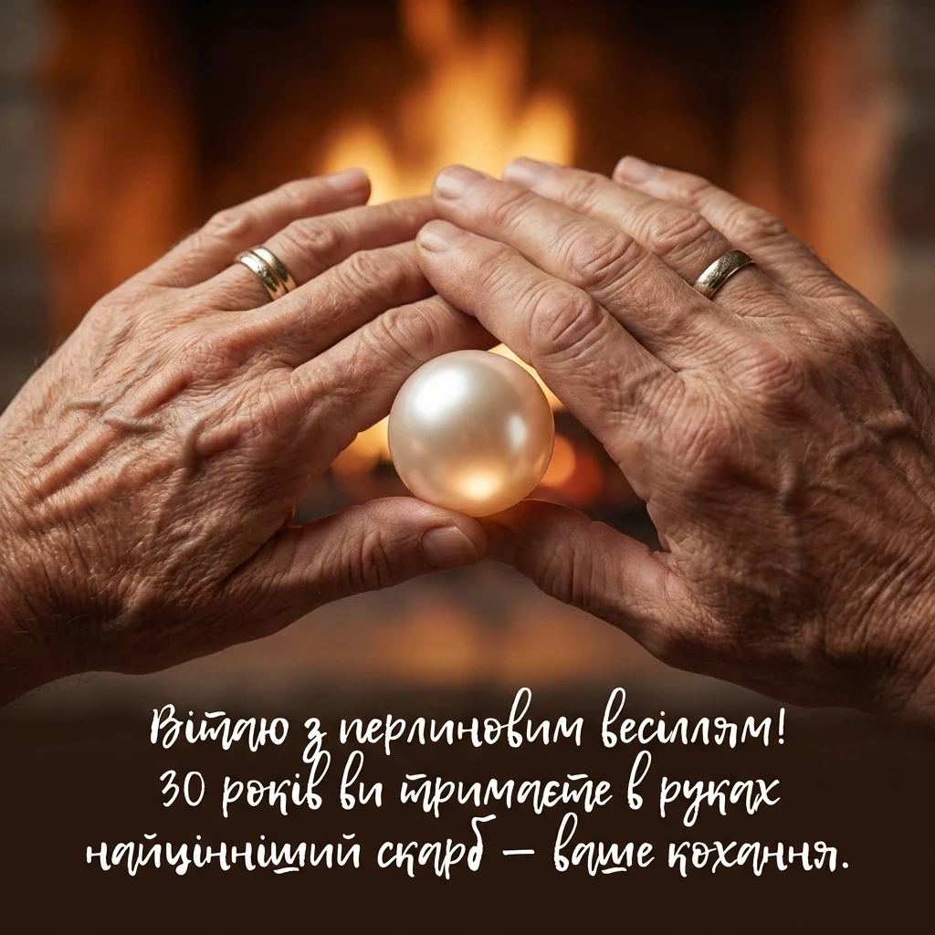 перлинове весілля 30 років весілля привітання картинки