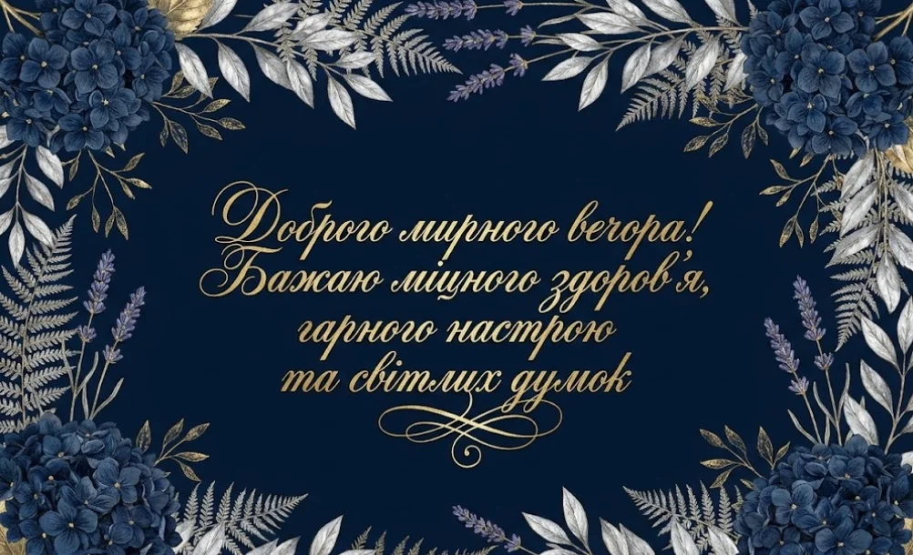 Картинки доброго мирного вечора: душевна добірка листівок для тихих митей