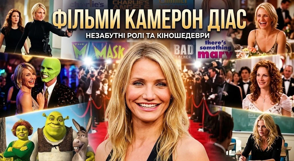 Камерон Діас і її найяскравіші кінороботи